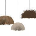 Chandelier Bird's Nest Chandelier Combination 3d model