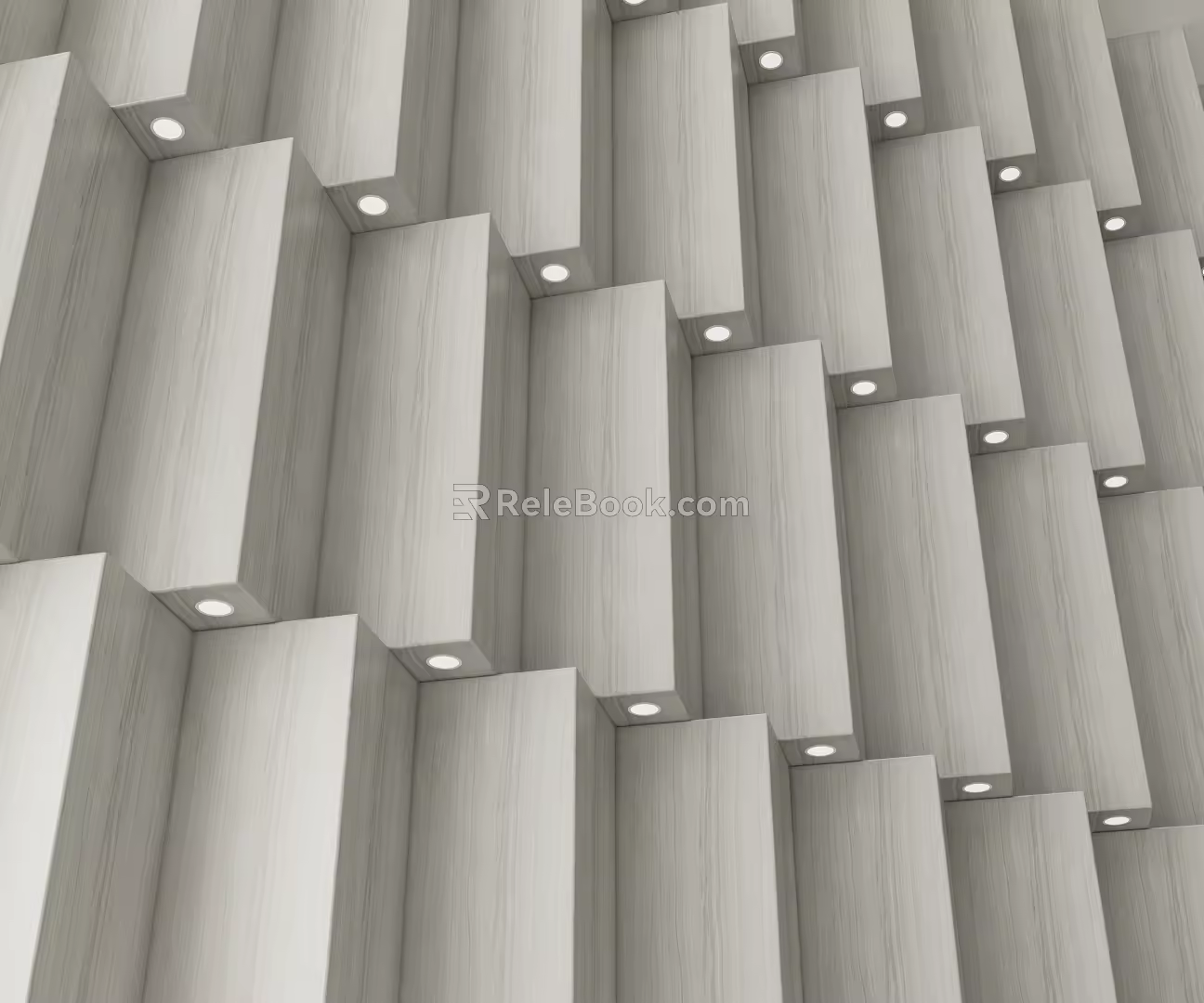 Modern background wall modeling wall 3d model