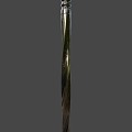 Damascus Piercing Dagger 3d model