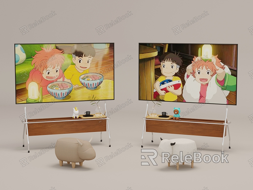 TV stand mobile TV children's chair model