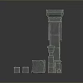 Columns Stone Columns Stone Columns Old Columns Roman Columns Roman Columns Classical Columns Greek Columns 3d model