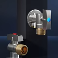 High Quality Metal Hardware Tools with Red Blue Buttons and Golden Threads Design
