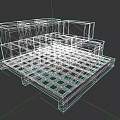 Weapon Storage Boxes Stacked On White Pallet For Logistics Handling