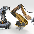 High Precision Industrial Robotic Arms With Mechanical Grippers For Factory Automation