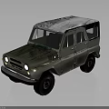 Vintage Military Vehicle With Weathered Exterior Metal Roof And Rugged Off Road Wheels
