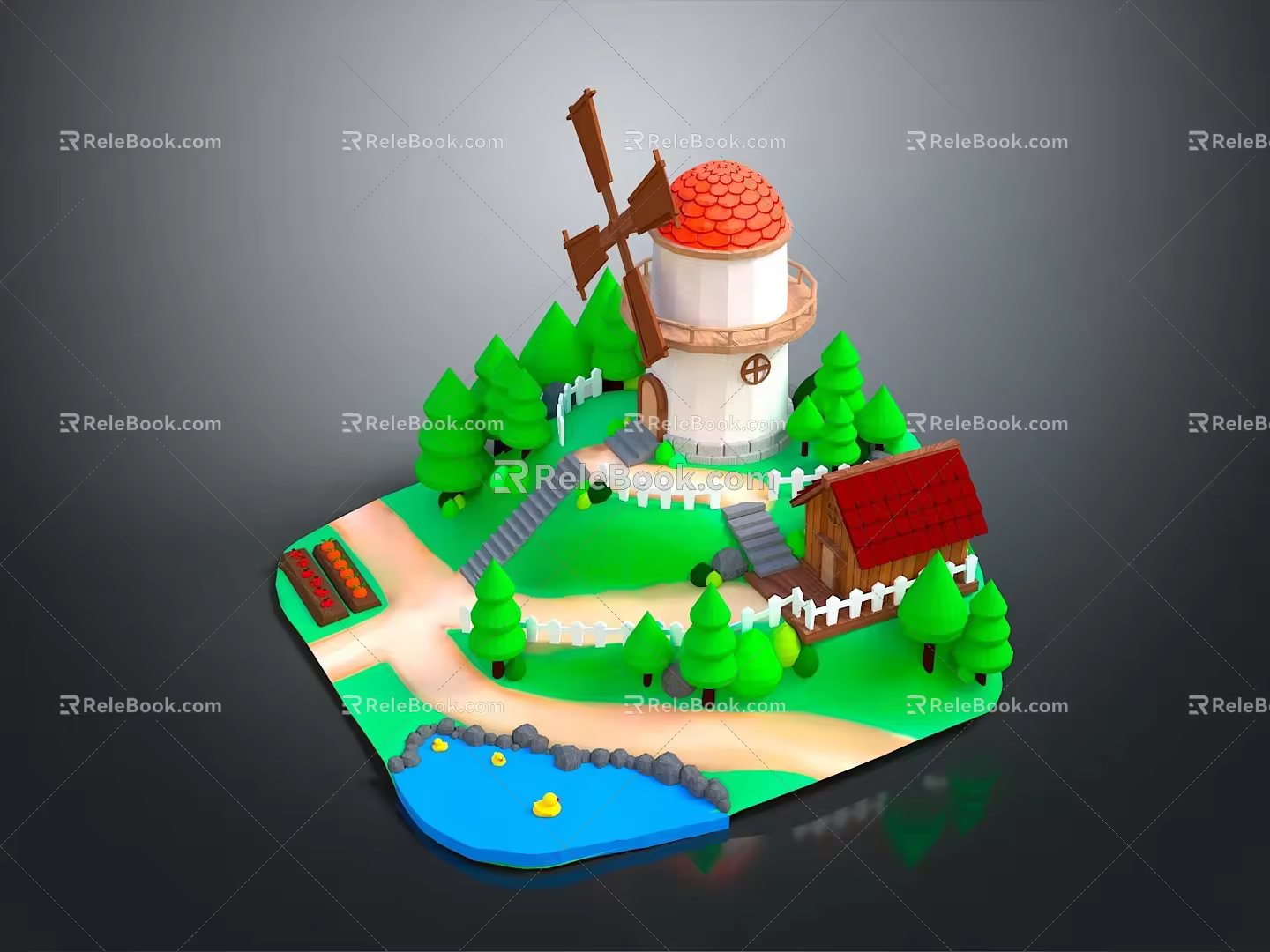 Game Environment Game Scene Fairy Tale Scene Fairy Tale Magic Scene Magic Item Fantasy Scene 3d model