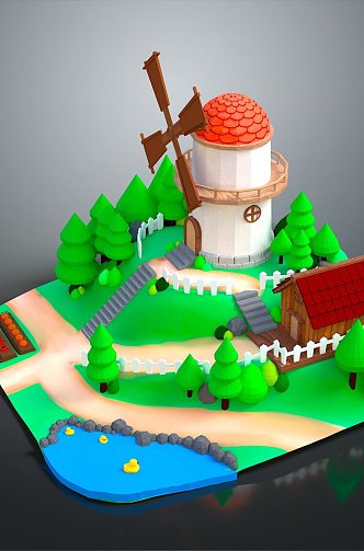 Game Environment Game Scene Fairy Tale Scene Fairy Tale Magic Scene Magic Item Fantasy Scene 3d model