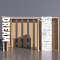 Modern Wooden Garden Decor With Dream Innovation And Hand Drawn Patterns