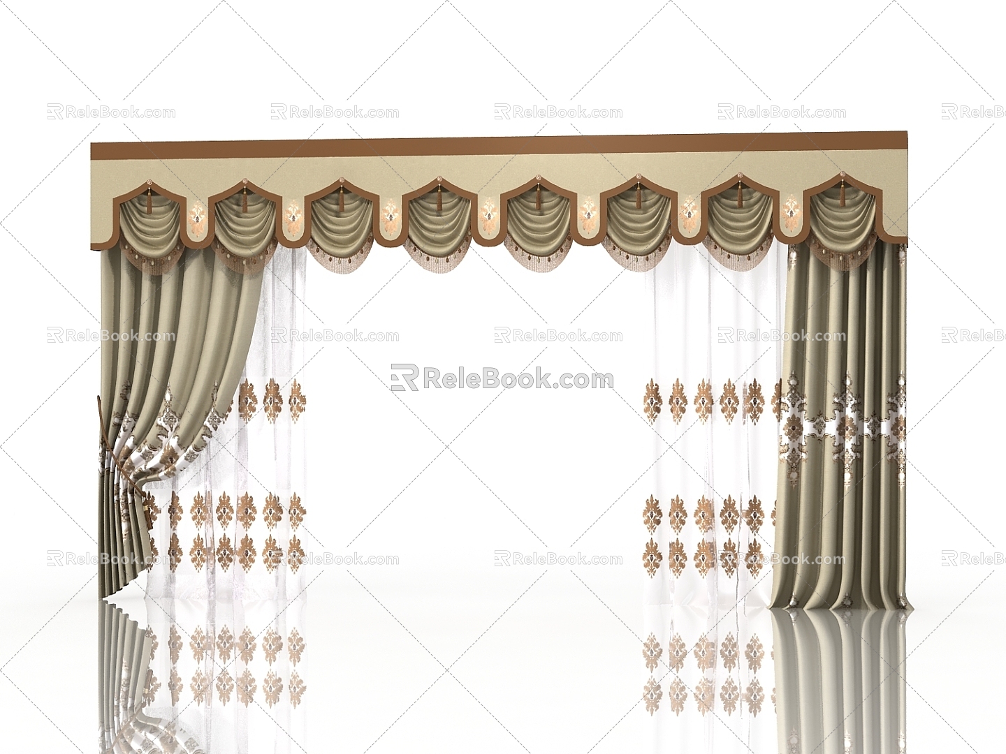 Curtains 3d model