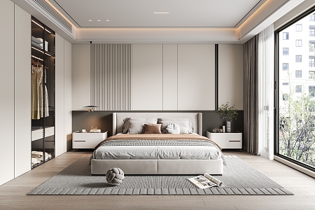 Modern Bedroom 3d model