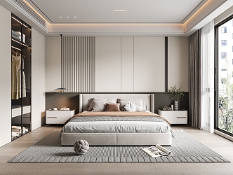 Modern Bedroom 3d model