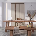Modern study 3d model