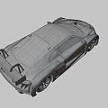 Audi R8 Racing Car Black Body With Red Stripes Brantan Logo Number 07 Sponsor Stickers