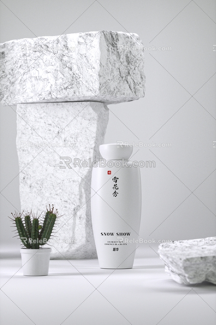 Cosmetic Skincare Essence model