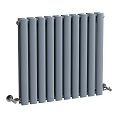 Stylish Radiators In Different Colors White And Gray For Modern Home Heating
