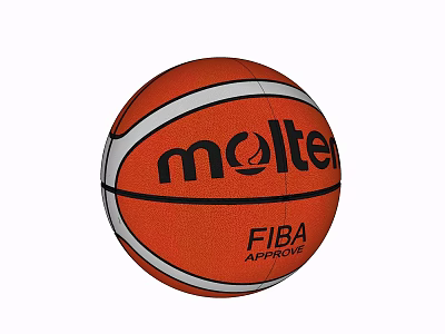High Quality Molten FIBA Approved Professional Basketball Sports Equipment For Training And Competitions 3d model