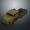 Military Truck Military Transporter Military Transporter Armed Transporter Armored Transporter 3d model