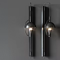 Modern Wall Sconces With Metal Frame And Glass Shade For Indoor Lighting Decor