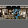 Elegant Modern Women Clothing Store Exterior Design With Unique Artistic Decorations And Stylish Mannequin Displays