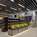 Supermarket Department Store 3d model