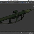 T3 Anti-tank Rocket Gun Grenade Launcher Rocket Rocket Rocket RPG Air-to-air Weapon Air-to-air Missile Low Face Number Low Model Simple Model Movie Stage 3d model