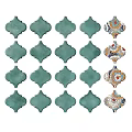 Vibrant Colorful Moroccan Pattern Decorative Tiles For Wall And Floor Decoration In Multiple Shades