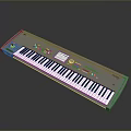 YAMAHA Electronic Keyboard With Black And White Keys Gray Body Control Panel And Buttons