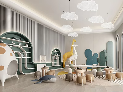 Children's area Leisure area 3d model