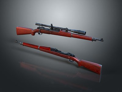 modern gun modern weapon hot weapon hot weapon 3d model