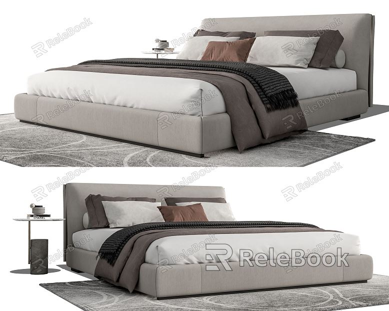 Modern Double Bed model