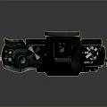 DSLR Camera Card Machine Digital Camera Digital Camera Photographic Equipment 3d model