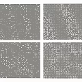 Perforated background wall gradient orifice plate random luminous orifice plate gradient punching plate perforated aluminum plate perforated wall panel 3d model