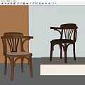 Wooden Dining Chairs With Armrests Woven And Leather Seats Modern Design