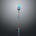 Scepter Ancient Scepter Cane Ancient Scepter Magic Scepter Metal Scepter Classical Scepter Magic Scepter 3d model