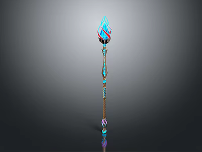 Scepter Ancient Scepter Cane Ancient Scepter Magic Scepter Metal Scepter Classical Scepter Magic Scepter 3d model
