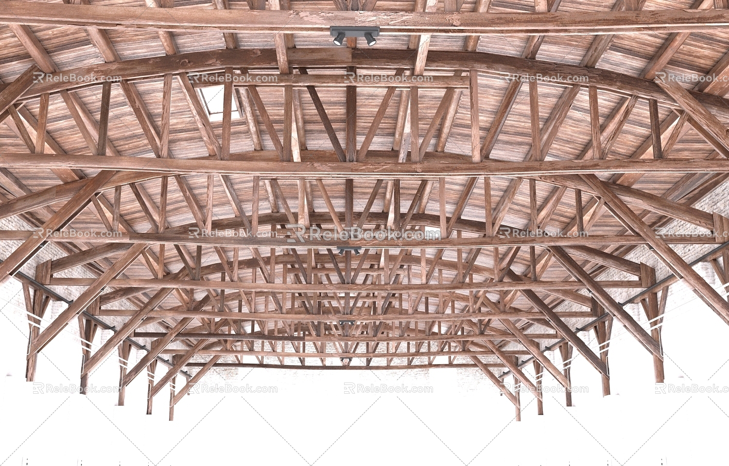 Chinese roof structure 3d model