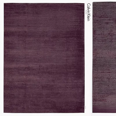 High Quality Square Rug with Plum Purple and Textured Design for Living Room Decoration 3d model