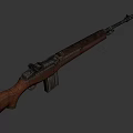 Vintage Bolt Action Rifle Featuring Wooden Stock And Metal Barrel Design