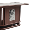 New Chinese Style Light Luxury Tea Table 3d model