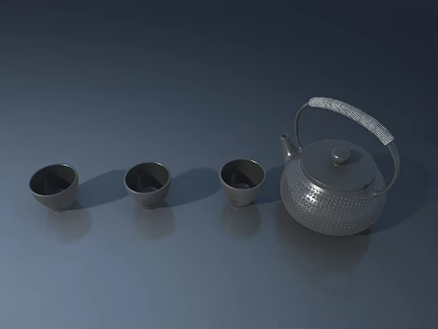 Chinese Ornaments Pendant Chinese Vase Chinese Tea Ceremony 3d model