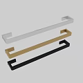Modern Sleek Metal Towel Rack For Bathroom Daily Use Essentials