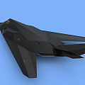 F117 Stealth Fighter Nighthawk Attack Jet Fighter 3d model