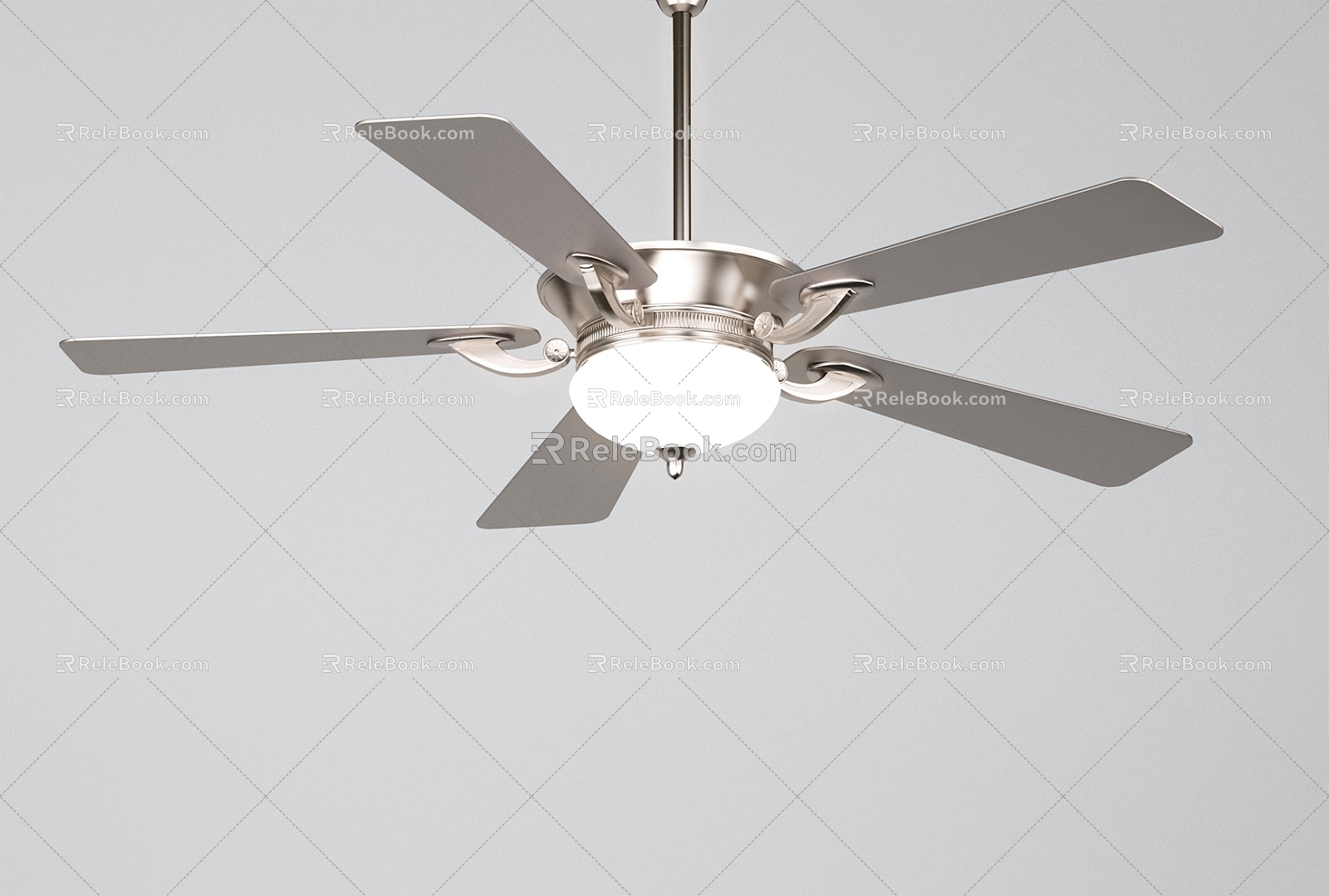 classical ceiling fan classical ceiling fan 3d model