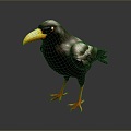 Crow Bird Bird Bird Bird Bird Animal Game Animal Cartoon Animal Animal 3d model