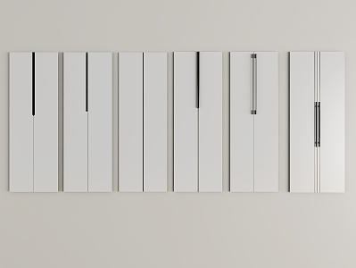 Wardrobe door panel Cabinet door panel 3d model