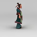 Genesis West Anime Game Character Man 3d model