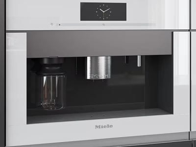 Miele Built in Modern Kitchen Appliance With Water Container And Control Panel 3d model