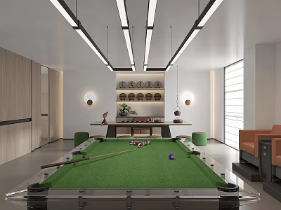 Billiard room 3d model
