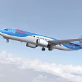 Passenger Aircraft Featuring 10 Different Liveries And Detailed Cockpit Design