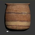 Handcrafted Terracotta Pottery Sculptures with Various Shapes Broken Repaired Parts and Textured Surfaces